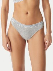 Emporio Armani Underwear Komplet fig brazylijskich EW000404 AF19026 M8194 Szary. Szare majtki damskie Emporio Armani Underwear, z bawełny. Za 209.99 zł.