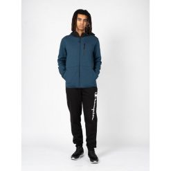 Bluza trekking męska Full Zip. Czarne bluzy męskie Champion, m, bez wzorów, z bawełny, bez ramiączek, bez kaptura. Za 229.00 zł.