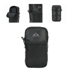 Saszetka turystyczna Kadva Polypore mobilna kieszeń. Czarne torby na ramię męskie KADVA. Za 49.99 zł.