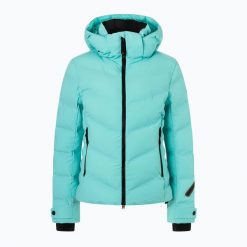 Kurtka narciarska damska BOGNER FIRE+ICE Tec-Sael. Niebieskie kurtki sportowe damskie na zimę, bez wzorów, z elastanu, bez ramiączek, bez kaptura, narciarskie. Za 2,099.00 zł.