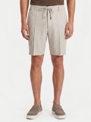 BOSS Szorty materiałowe Kane1 50557537 Szary Regular Fit. Szare szorty męskie Boss, bez wzorów, z materiału. Za 629.99 zł.