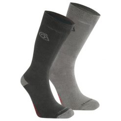 Skarpety Odstraszające Owady Dla Dorosłych Unisex (zestaw 2 Sztuk). Czarne skarpetki damskie Craghoppers, bez wzorów. Za 136.99 zł.