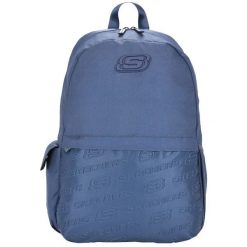 Plecak unisex Skechers Santa Clara Backpack pojemność 20 L. Niebieskie plecaki męskie Skechers, bez wzorów, z materiału, sportowe. Za 99.99 zł.