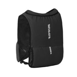 Plecak do biegania w terenie unisex Kiprun 500 8 litrów z bukłakiem 1 l. Czarne plecaki męskie KIPRUN, bez wzorów, sportowe. Za 199.96 zł.