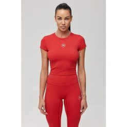 Koszulka sportowa oddychająca Rough Radical Zoya Classic. Czerwone koszulki sportowe damskie ROUGH RADICAL, bez wzorów, bez ramiączek, na fitness i siłownię. Za 109.90 zł.
