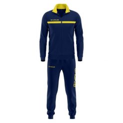 Givova One Kurtka Polarfleece z Zamkiem 3XS. Niebieskie kurtki męskie Givova, xs, bez wzorów, z dresówki, sportowe, bez kaptura. Za 255.99 zł.