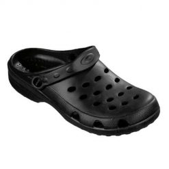 Klapki damskie beco, czarne. Czarne klapki damskie 47 Brand, bez wzorów, z materiału, bez obcasa, bez zapięcia. Za 193.99 zł.