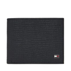 Portfel Tommy Hilfiger. Niebieskie portfele męskie Tommy Hilfiger, bez wzorów. Za 219.99 zł.