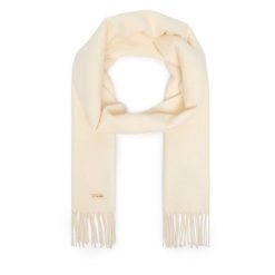 Szalik BOSS. Białe szaliki męskie Boss, bez wzorów. Za 349.99 zł.