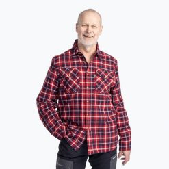 Koszula męska Pinewood Härjedalen. Niebieskie koszule męskie Pinewood, l, bez wzorów, bez kołnierzyka, bez ramiączek. Za 169.99 zł.
