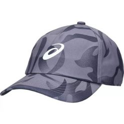 Czapka z daszkiem Asics Graphic. Fioletowe czapki damskie Asics, bez wzorów, sportowe. Za 172.50 zł.