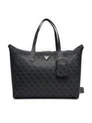 Guess Torba weekendowa Latona Travel TWLB92 11017 Czarny. Czarne torby podróżne damskie Guess, z aplikacjami, ze skóry. Za 579.99 zł.