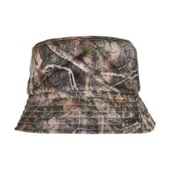 Czapka Dwustronna Tree Camo Sherpa Bucket Hat. Brązowe czapki damskie FLEXFIT, bez wzorów, sportowe. Za 137.99 zł.