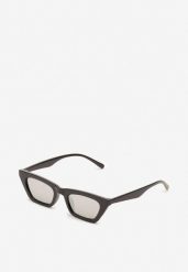Czarne Okulary Przeciwsłoneczne w Typie Cat Eye z Filtrem UV Gleavelle. Czarne okulary przeciwsłoneczne damskie Renee. Za 24.99 zł.
