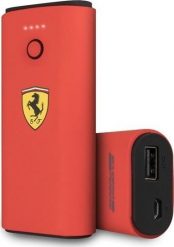 Powerbank Ferrari Ferrari Powerbank FESPBAS50RE 5000 mAh czerwony/red On Track uniwersalny. Czerwone powerbanki Ferrari. Za 78.90 zł.