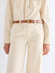 DAMSKI PASEK WRANGLER EASY WESTERN BELT COGNAC 112361370. Brązowe paski damskie Wrangler, bez wzorów. Za 99.99 zł.