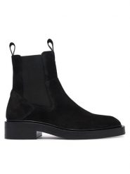 Gant Sztyblety Fallwi 33543445 Czarny. Czarne botki damskie GANT, bez wzorów, ze skóry, bez obcasa, na płaskiej podeszwie, bez zapięcia. Za 859.99 zł.