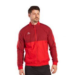 Kurtka prezentacyjna Erima Six Wings. Białe kurtki sportowe męskie Erima, xl, bez wzorów, bez kaptura, do piłki ręcznej. Za 193.90 zł.