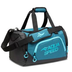 Mała torba sportowa na basen Aqua Speed. Czarne torby sportowe męskie Aqua-Speed, bez wzorów, małe. Za 119.99 zł.