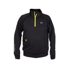 Bluza Męska Wędkarska Matrix Minimal Sweater Marl+Lime. Czarne bluzy męskie FISH MATRIX, m, bez wzorów, sportowe, bez ramiączek, bez kaptura. Za 208.99 zł.