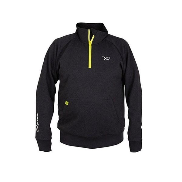 Bluza Męska Wędkarska Matrix Minimal Sweater Marl+Lime. Czarne bluzy męskie FISH MATRIX, m, bez wzorów, sportowe, bez ramiączek, bez kaptura. Za 208.99 zł.