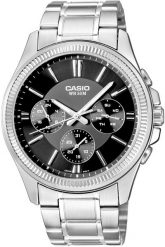 Zegarek Męski CASIO MTP-1375D-1AVDF + BOX. Zegarki męskie Casio, bez wzorów. Za 285.99 zł.
