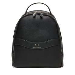 Plecak Armani Exchange. Czarne plecaki damskie Armani Exchange, bez wzorów. Za 659.99 zł.