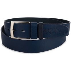 Pasek skórzany BELTIMORE r.115-130 cm E15 granatowy. Niebieskie paski męskie . Za 54.90 zł.