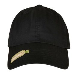 Czapka Z Daszkiem Z Poliestru Z Recyklingu. Czarne czapki damskie FLEXFIT, bez wzorów. Za 84.99 zł.