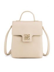 Nine West Plecak LX20006 Beżowy. Brązowe plecaki damskie Nine West, bez wzorów, z tworzywa sztucznego. Za 229.99 zł.