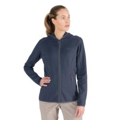 Bluza polarowa damska Jack Wolfskin Baiselberg. Czarne bluzy damskie Jack Wolfskin, s, bez wzorów, z polaru, sportowe, bez ramiączek, bez kaptura. Za 335.00 zł.