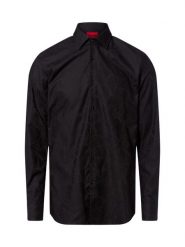 HUGO koszula biznesowa - Kenno Mężczyźni Slim Fit Bawełna czarny, 38. Czarne koszule męskie Hugo, m, bez wzorów, z bawełny, biznesowe, bez kołnierzyka, bez ramiączek. Za 349.95 zł.