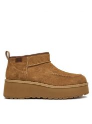 Ugg Śniegowce W Cityfunc Ultra Mini 1158193 Brązowy. Brązowe śniegowce damskie UGG, ze skóry, bez zapięcia. Za 809.99 zł.