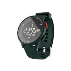 Zegarek do biegania W500M. Zielone, cyfrowe zegarki męskie Decathlon, bez wzorów, z materiału, plastikowe. Za 69.99 zł.