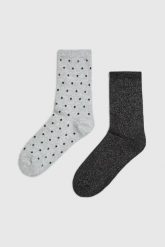 Skarpety 2-pack. Skarpetki damskie MOODO, bez wzorów, z bawełny. Za 34.99 zł.