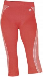 Brubeck SP00140 Spodnie damskie 2/3 BALANCE czerwony XL. Czerwone spodnie dresowe damskie Brubeck, bez wzorów, sportowe. Za 68.23 zł.