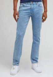 Męskie Spodnie Jeansowe Lee Daren Zip Fly Electric Dreams 112342274 L707015728, W38 L32. Niebieskie spodnie materiałowe męskie Lee, bez wzorów, z bawełny. Za 239.99 zł.