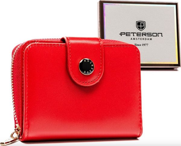 Peterson Elegancki portfel damski ze skóry ekologicznej - Peterson NoSize. Portfele damskie Peterson, ze skóry ekologicznej. Za 176.70 zł.