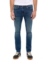Męskie Spodnie jeansowe Mustang Style Vegas Slim Denim Blue 1017216 5000 683. Niebieskie jeansy męskie Mustang, z denimu. Za 219.99 zł.