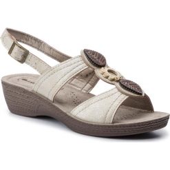 Sandały INBLU GLBNOO06. Sandały damskie Inblu, bez wzorów, bez obcasa, bez zapięcia. Za 79.99 zł.
