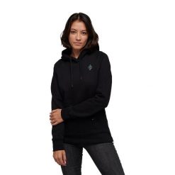 Bluza sportowa z kapturem damska Black Diamond Summit Scribble Hoody. Czarne bluzy damskie Black Diamond, xl, bez wzorów, sportowe, bez ramiączek, z kapturem. Za 217.99 zł.
