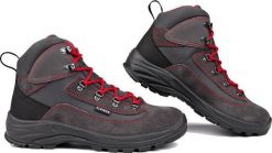 Buty trekkingowe Alpinus Brahmatal High Active grafitowo-czerwone GR43321 36. Czerwone trekkingi męskie Alpinus, bez zapięcia. Za 388.99 zł.