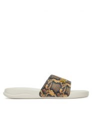 Puma Klapki Popcat 20 Snake Chic 401706 02 Beżowy. Brązowe klapki damskie Puma, bez wzorów, ze skóry, bez obcasa, bez zapięcia. Za 99.99 zł.