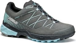 Buty trekkingowe Asolo Tahoe LTH Gore-Tex Szare/Niebieskie. Niebieskie obuwie trekkingowe damskie Asolo, z gore-texu, bez zapięcia. Za 911.05 zł.