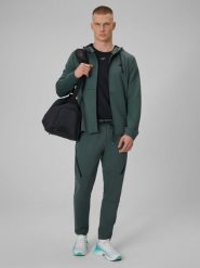 4F Spodnie treningowe szybkoschnące męskie - szare XL. Szare spodnie sportowe męskie 4F, l, bez wzorów, ze skóry, na fitness i siłownię. Za 199.99 zł.