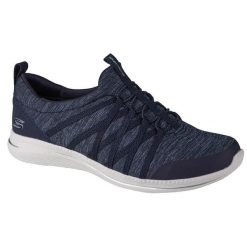 Buty sportowe Sneakersy damskie, City Pro What A Vision. Niebieskie obuwie sportowe damskie Skechers, bez wzorów, bez zapięcia, trekkingowe. Za 119.99 zł.