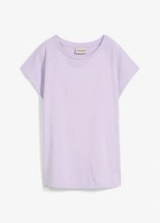 T-shirt z czystej bawełny organicznej. Brązowe t-shirty damskie bonprix, bez wzorów, z bawełny, bez kołnierzyka, bez ramiączek. Za 42.99 zł.