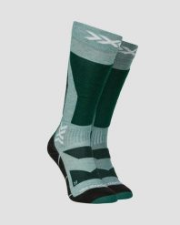 Skarpety X-Socks SNOWBOARD DISCOVER OTC E412. Zielone skarpetki damskie X-Socks, bez wzorów, z materiału. Za 139.99 zł.