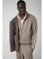 Guess Kardigan 183092 Zielony Classic Fit. Zielone swetry męskie Guess, l, z aplikacjami, bez kołnierzyka, bez ramiączek. Za 474.99 zł.