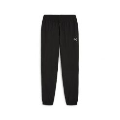 Spodnie sportowe męskie Puma Woven. Czarne buty sportowe męskie Puma, l, bez wzorów, z dresówki, na fitness i siłownię. Za 345.00 zł.